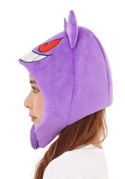 Sazac Gengar Pokémon Headpiece For Adults -Video Game Costumes Shop adult gengar pokemon headpiece alt 2