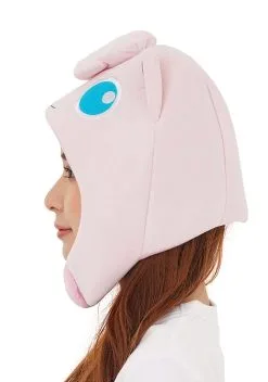 Sazac Jigglypuff Pokémon Headpiece For Adults -Video Game Costumes Shop adult jigglypuff pokemon headpiece alt 2