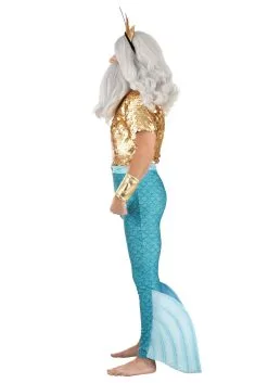 Fun Costumes Disney The Little Mermaid King Triton Costume For Men -Video Game Costumes Shop adult king triton costume alt 9