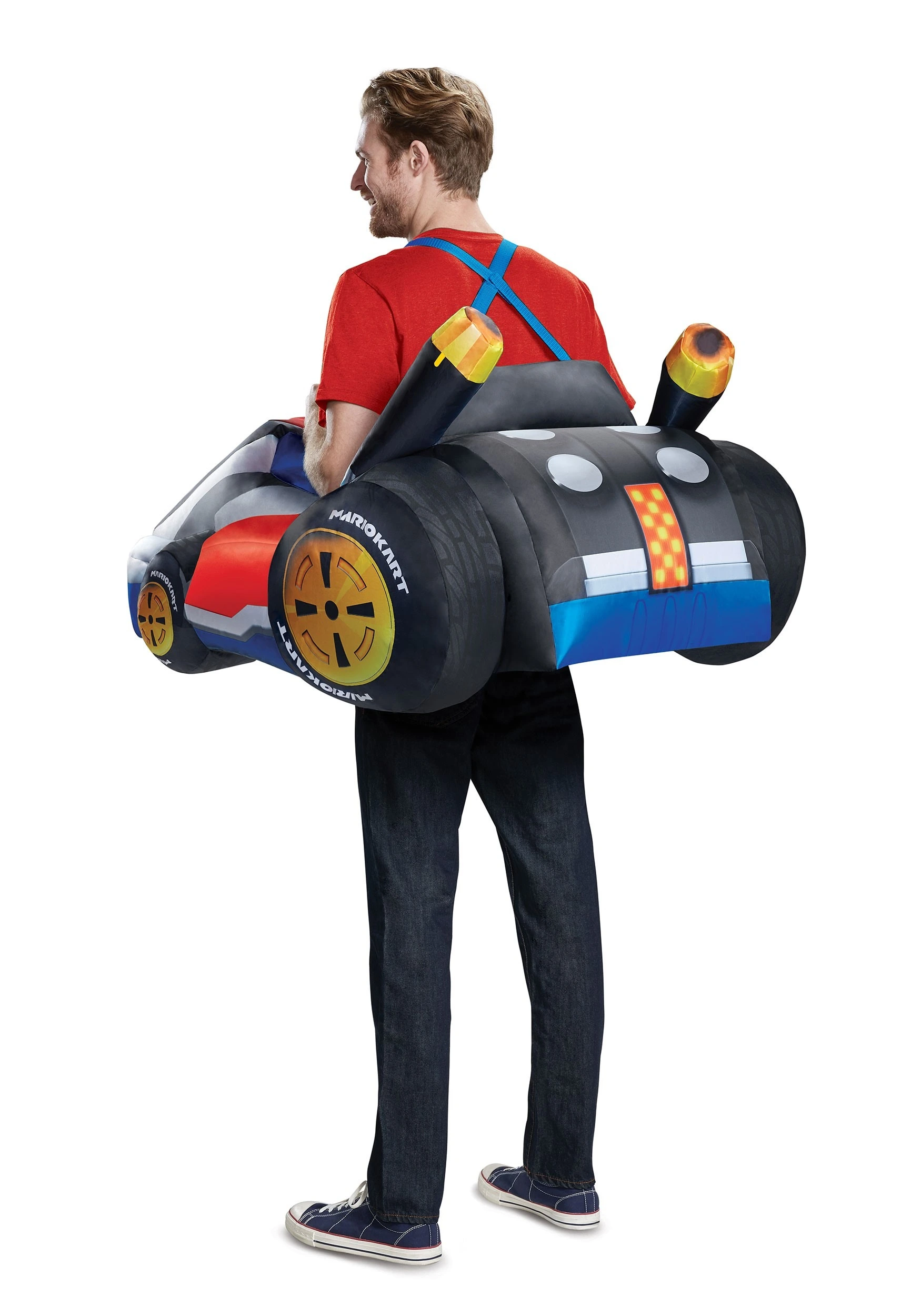 Disguise Adult Mario Kart Inflatable Kart Costume 4 Disguise Adult Mario Kart Inflatable Kart Costume - Image 2