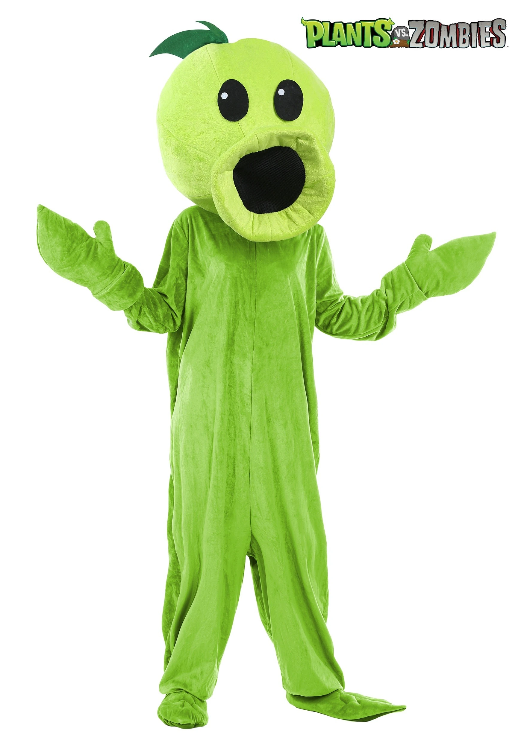 Fun Costumes Plants Vs Zombies Adult Peashooter Costume 3 Fun Costumes Plants Vs Zombies Adult Peashooter Costume