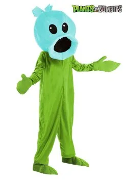 Fun Costumes Adult Plants Vs Zombies Snow Pea Costume Jumpsuit