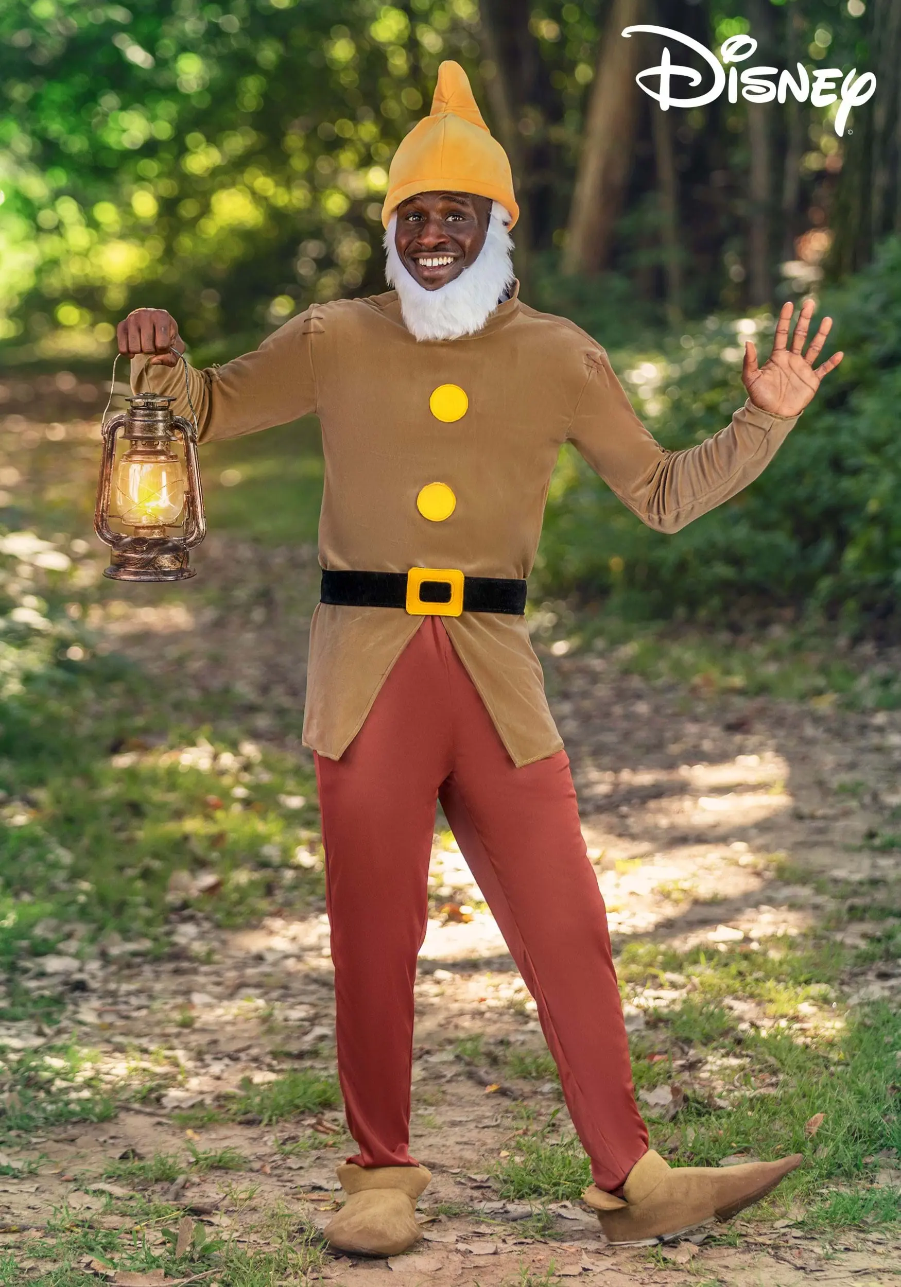 Fun Costumes Men's Disney Snow White Sneezy Dwarf Costume 3 Fun Costumes Men's Disney Snow White Sneezy Dwarf Costume