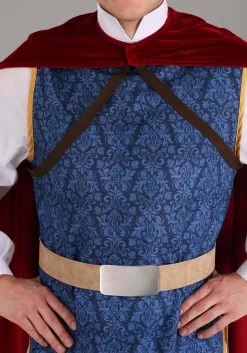 Fun Costumes The Prince Costume For Men From Disney's Snow White -Video Game Costumes Shop adult snow white prince costume alt 1