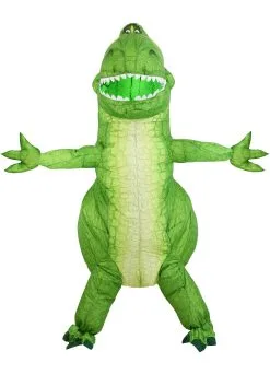 Disguise Limited Disney Toy Story Rex Inflatable Costume For Adults 24 Disguise Limited Disney Toy Story Rex Inflatable Costume For Adults -Video Game Costumes Shop adult toy story rex inflatable costume alt 11