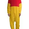 MJC International Winnie The Pooh Sherpa Onesie For Adults -Video Game Costumes Shop adult winnie the pooh sherpa onesie