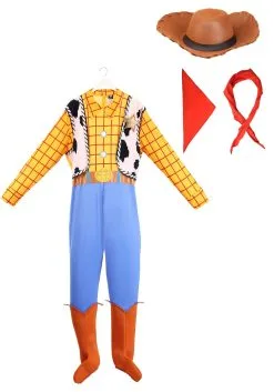 Disguise Men's Plus Size Toy Story Woody Costume -Video Game Costumes Shop adult woody costume alt 7