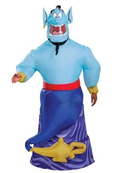 Disguise Limited Aladdin (Animated) Genie Inflatable Costume For Adults