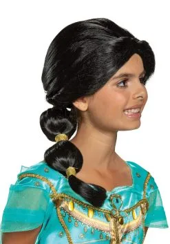 Disguise Aladdin Live Action Kid Jasmine Wig