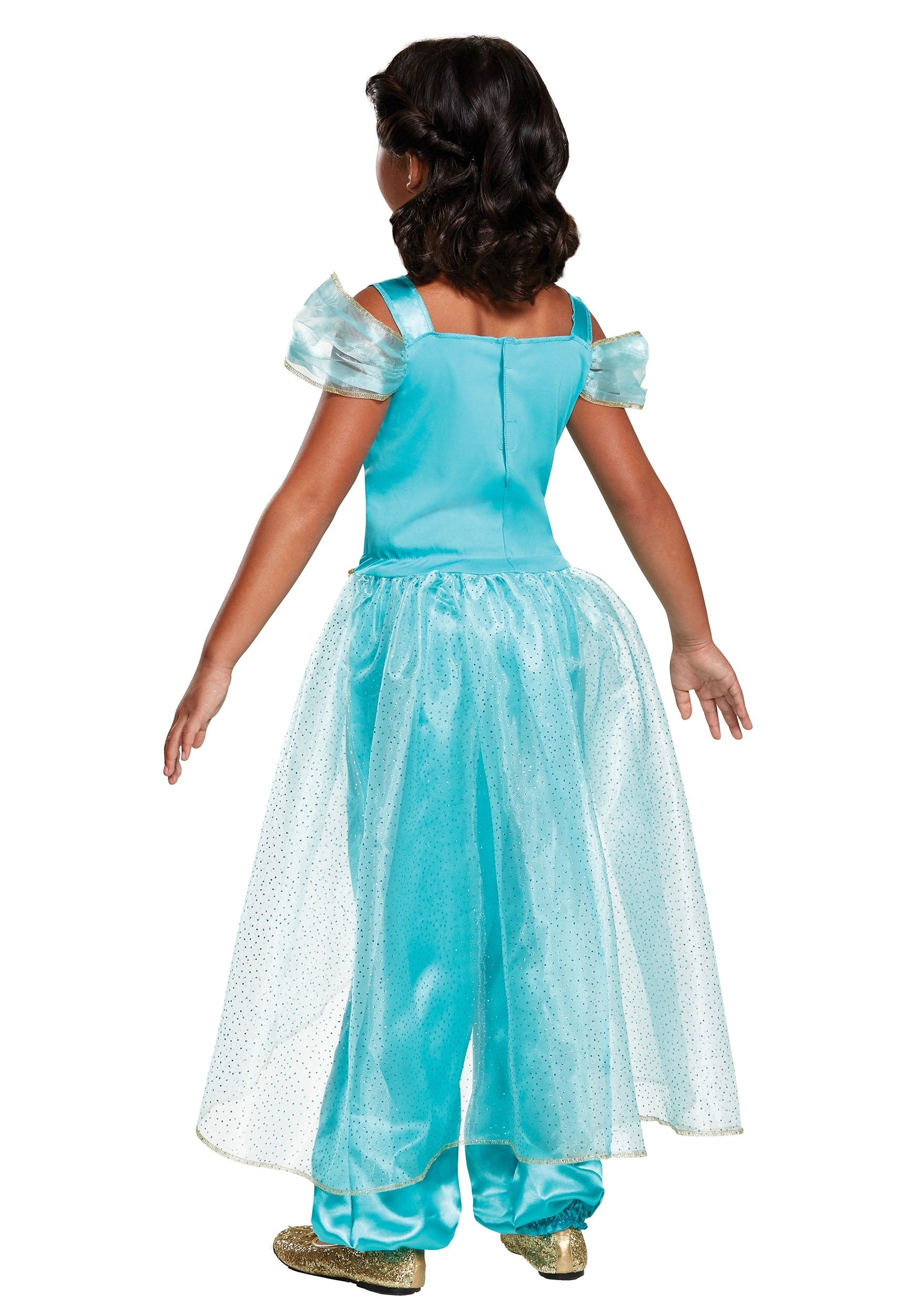 Disguise Aladdin Animated Deluxe Jasmine Costume For Girls 4 Disguise Aladdin Animated Deluxe Jasmine Costume For Girls - Image 2