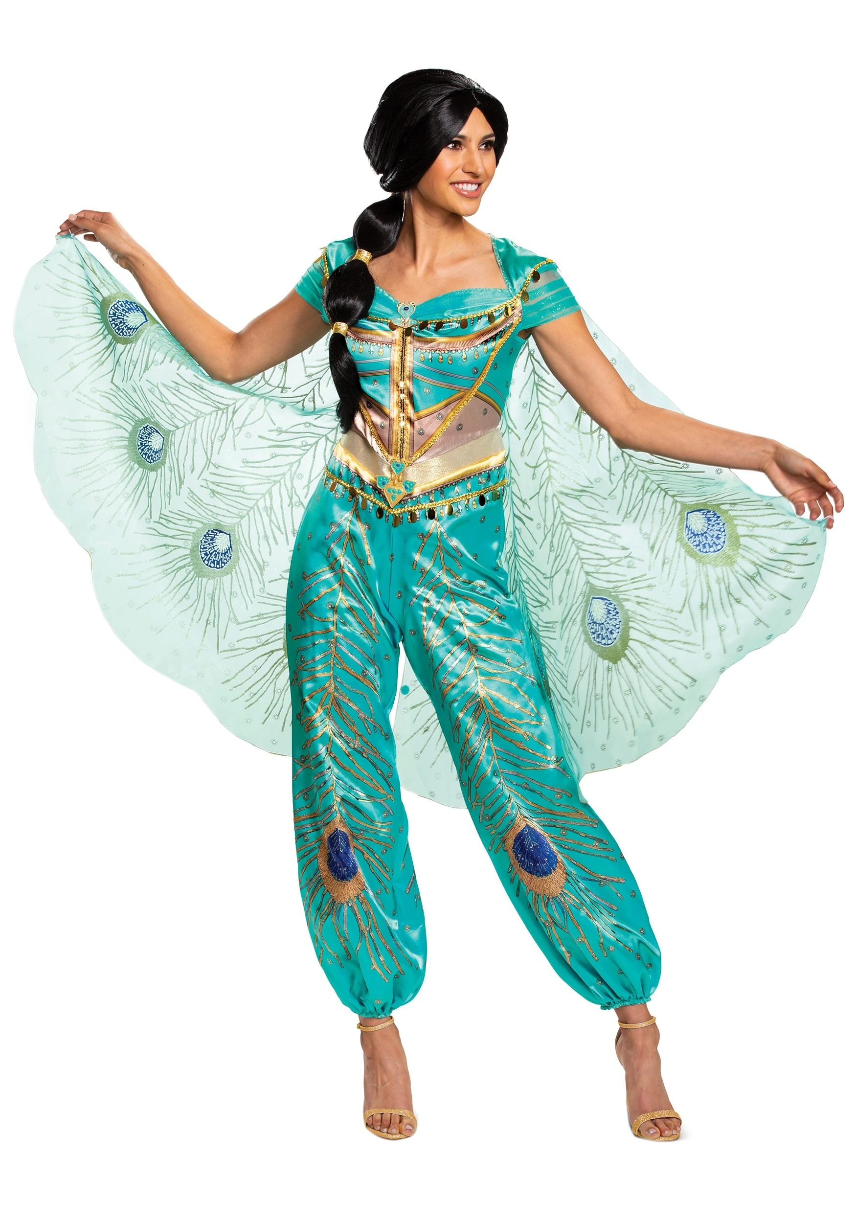 Disguise Disney Aladdin Live Action Women's Jasmine Costume 3 Disguise Disney Aladdin Live Action Women's Jasmine Costume