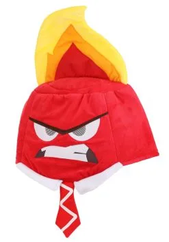 Zhenjiang Lian Yew Every Age Garment Accessories A Disney Pixar Inside Out Anger Full-Head Mask 9 Zhenjiang Lian Yew Every Age Garment Accessories A Disney Pixar Inside Out Anger Full-Head Mask -Video Game Costumes Shop anger plush mask hat alt 3