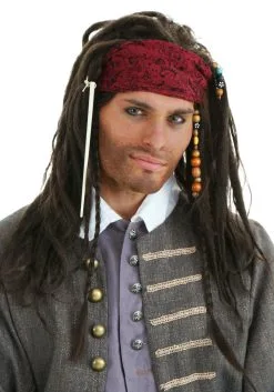 LF Products Pte. Ltd. Authentic Pirate Wig For Adults