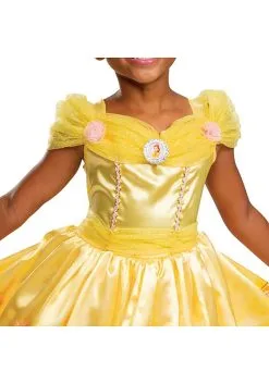 Disguise Beauty And The Beast Deluxe Girl's Belle Costume For Todders -Video Game Costumes Shop beauty and the beast deluxe toddler belle costume alt 2