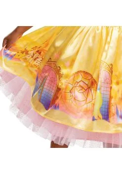Disguise Beauty And The Beast Deluxe Girl's Belle Costume For Todders -Video Game Costumes Shop beauty and the beast deluxe toddler belle costume alt 4