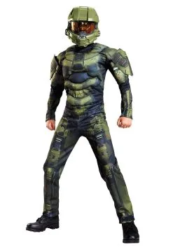 Disguise Boys Master Chief Classic Muscle Costume