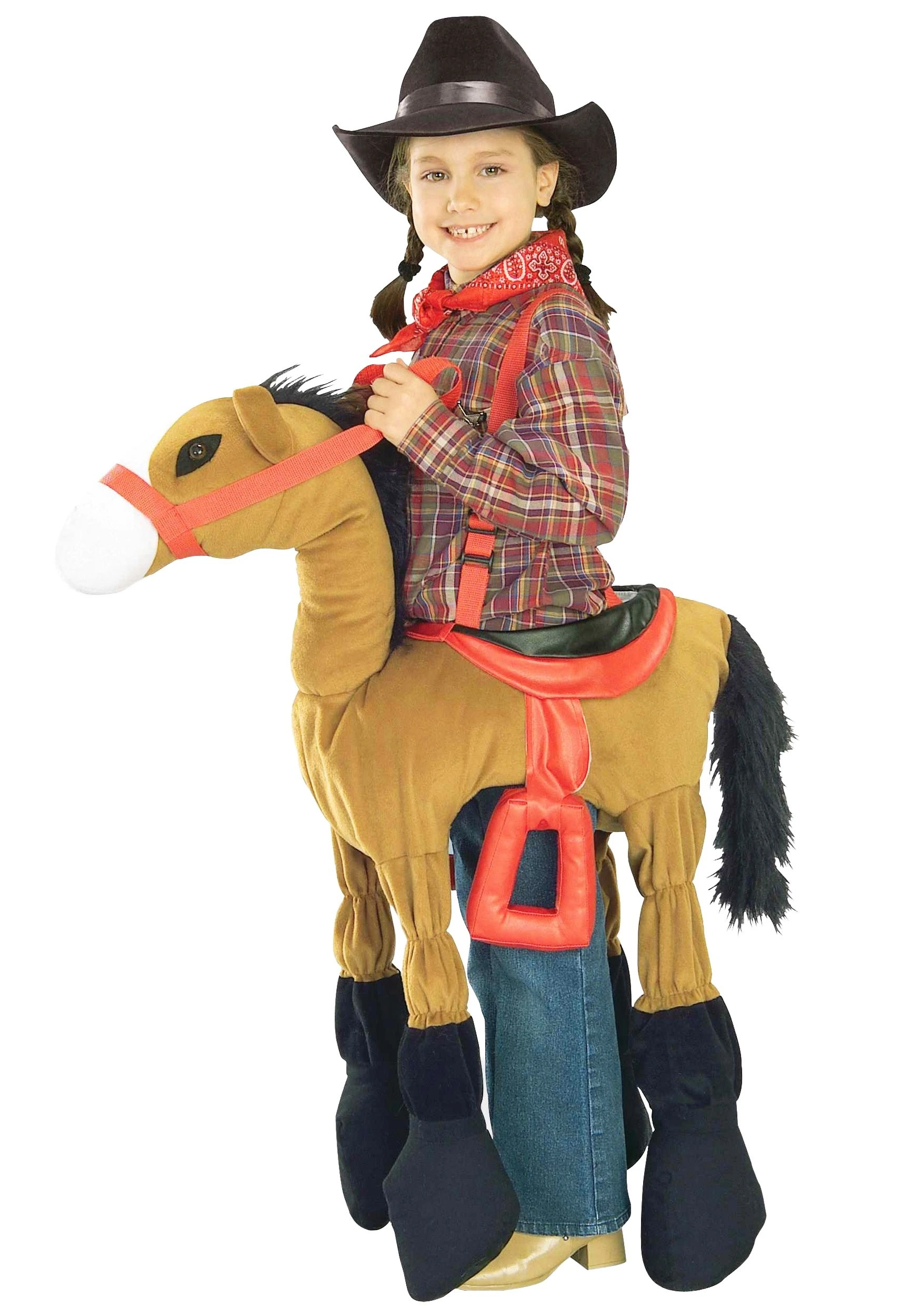 Forum Novelties, Inc Ride In Brown Horse Kids Costume 3 Forum Novelties, Inc Ride In Brown Horse Kids Costume