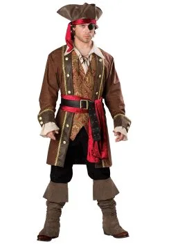 In Character Captain Skullduggery Pirate Costume