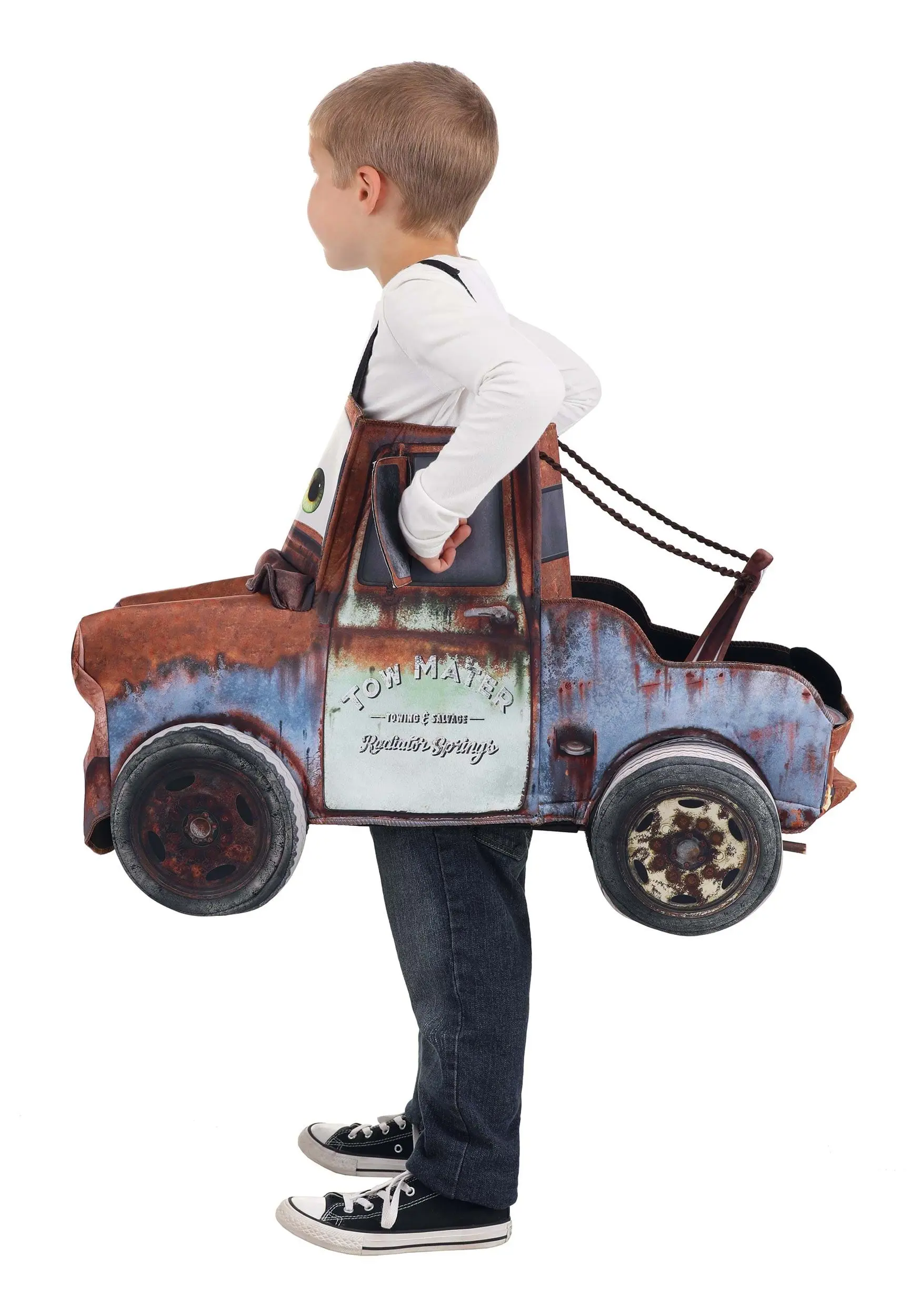 Disguise Limited Deluxe Kids Cars Tow Mater Costume 4 Disguise Limited Deluxe Kids Cars Tow Mater Costume - Image 2