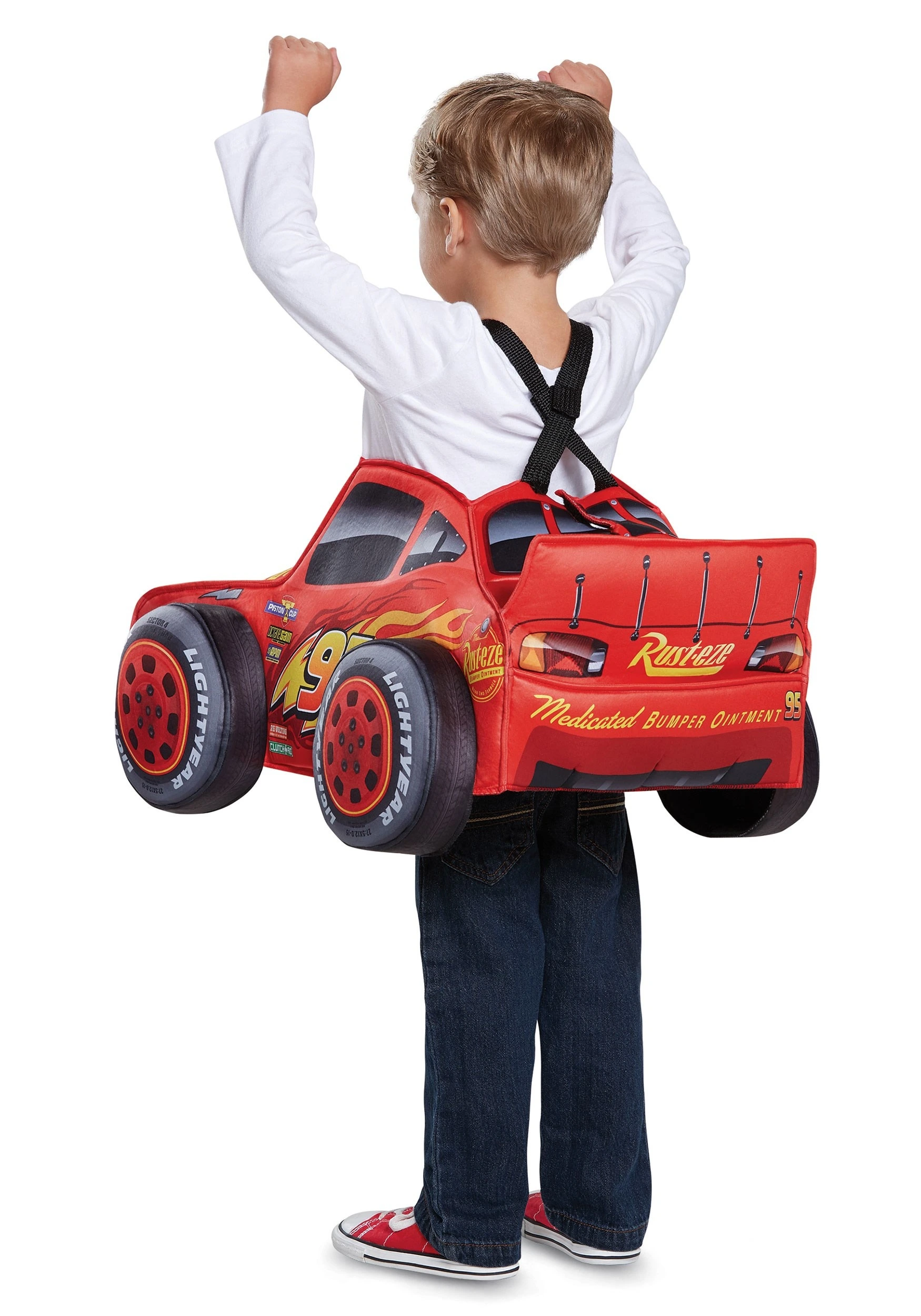 Disguise Cars Lightning McQueen 3D Costume For Toddlers 5 Disguise Cars Lightning McQueen 3D Costume For Toddlers - Image 3