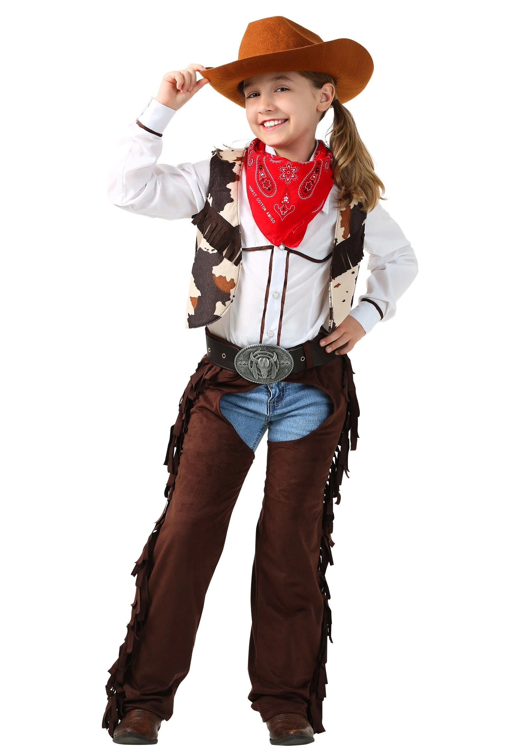 Fun Costumes Girls Cowgirl Chaps Costume 3 Fun Costumes Girls Cowgirl Chaps Costume