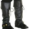 Fun Costumes Kids Deluxe Pirate Boot Tops -Video Game Costumes Shop child deluxe pirate boot tops
