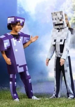 Disguise Minecraft Kid's Classic Skeleton Costume 8 Disguise Minecraft Kid's Classic Skeleton Costume -Video Game Costumes Shop child minecraft classic skeleton costume alt 2