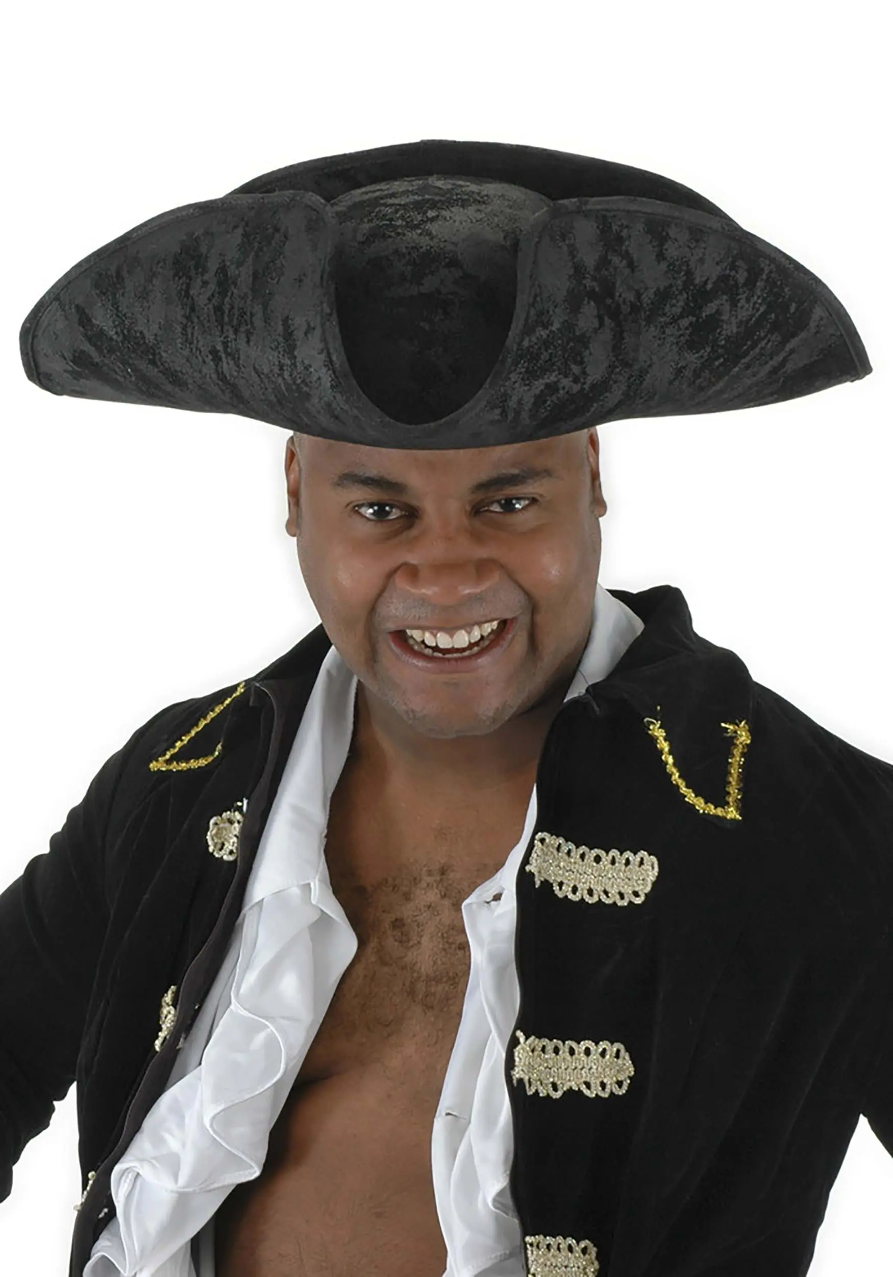 Elope Adult Corsair Pirate Costume Hat 3 Elope Adult Corsair Pirate Costume Hat