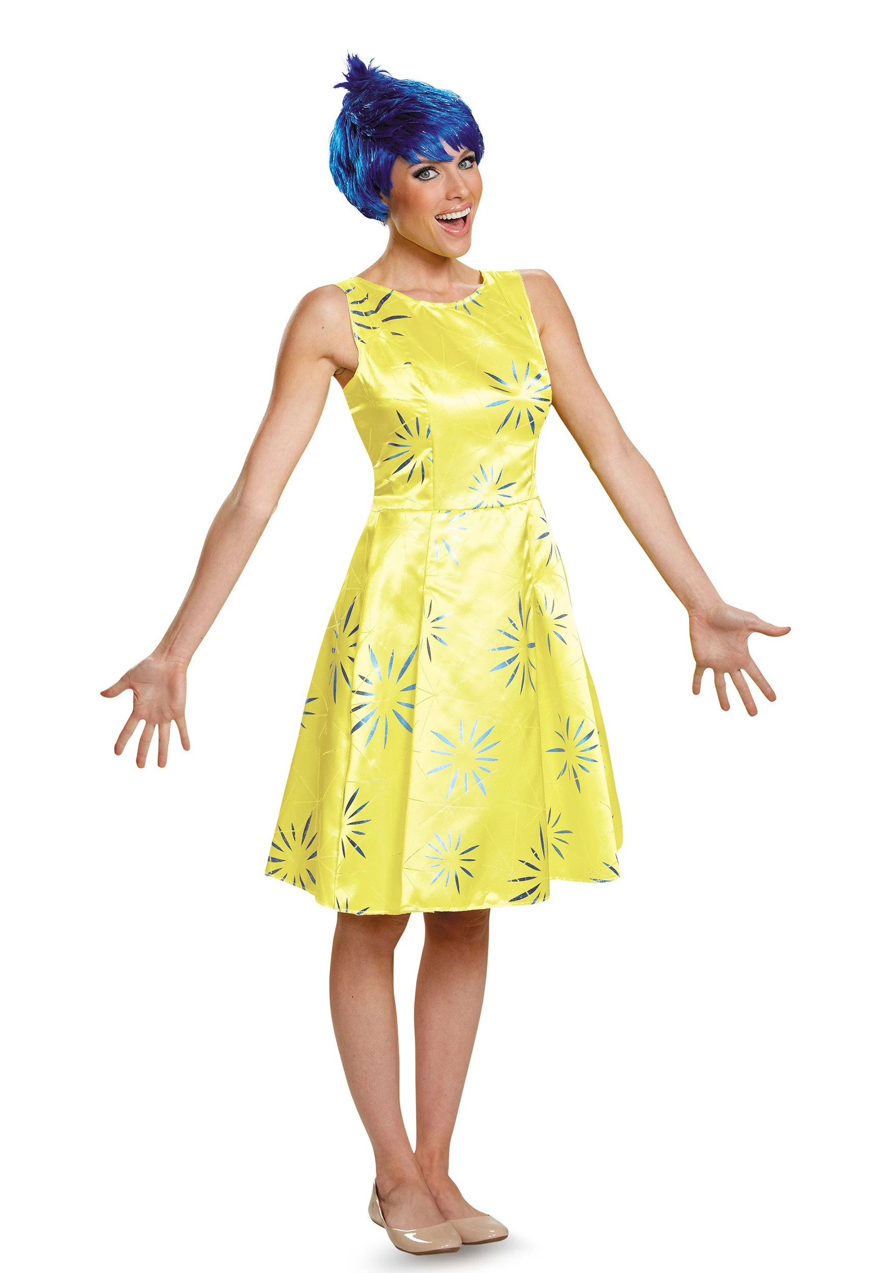 Disguise Disney Inside Out Joy Deluxe Costume For Women 3 Disguise Disney Inside Out Joy Deluxe Costume For Women
