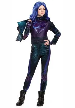 Disguise Deluxe Disney Descendants 3 Mal Girls Costume -Video Game Costumes Shop descendants 3 girls mal deluxe costume alt 1