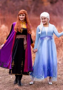 Disguise Deluxe Frozen 2 Anna Costume For Women -Video Game Costumes Shop disney frozen 2 deluxe anna womens costume alt2 upd