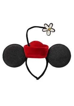 Elope Disney Minnie Mouse Vintage Flower Costume Hat -Video Game Costumes Shop disney minnie mouse vintage flower hat alt 2