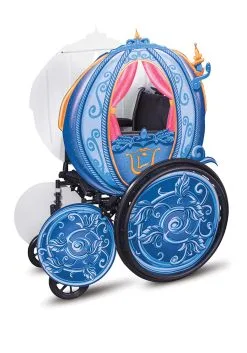Disguise Cinderella Disney Princess Carriage Adaptive Wheelchair Cover Costume -Video Game Costumes Shop disney princess carriage adaptive wheelchair cover alt 2