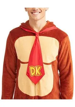 MJC International Donkey Kong Adult Union Suit 7 MJC International Donkey Kong Adult Union Suit -Video Game Costumes Shop donkey kong union suit alt 2