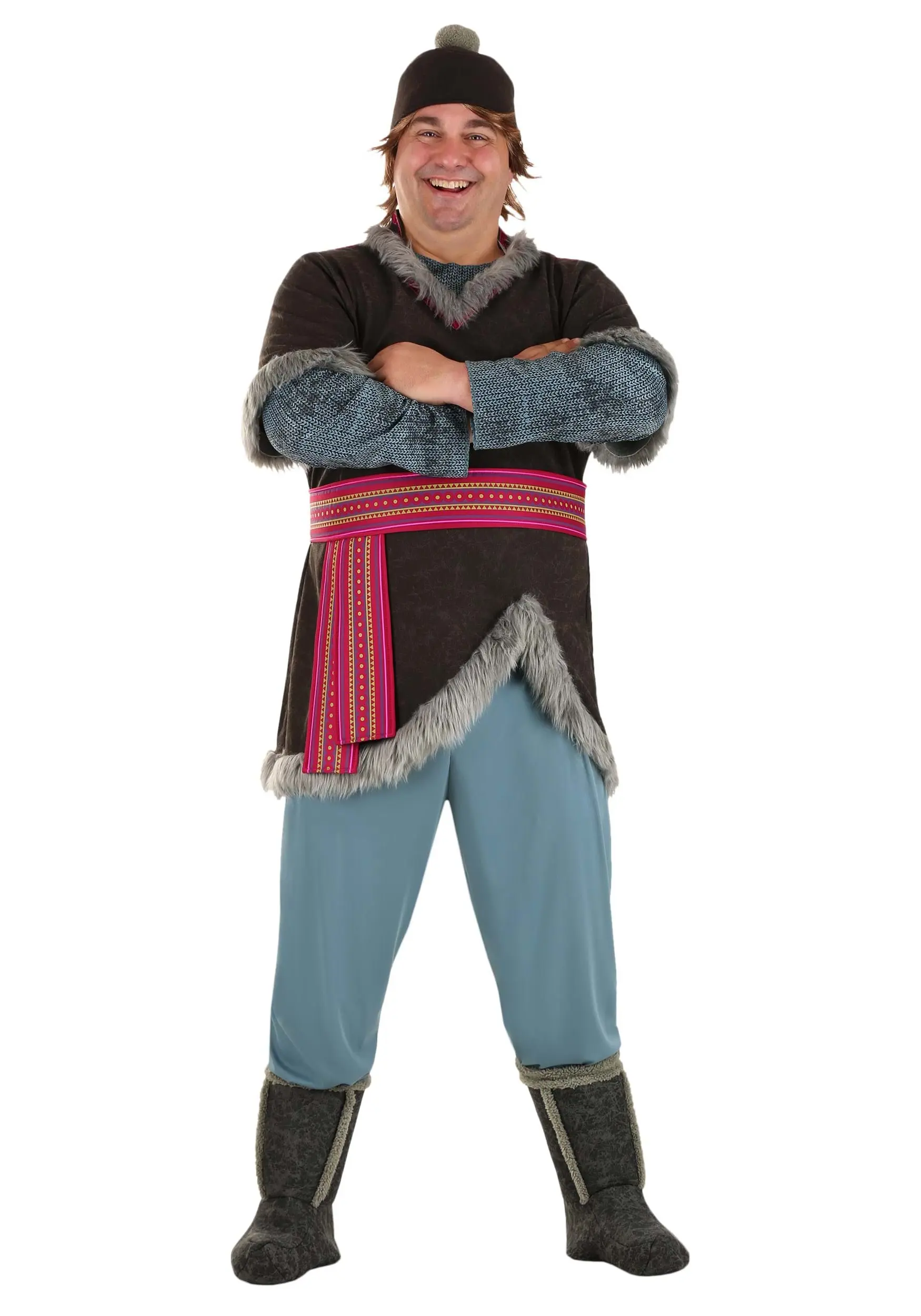 Disguise Frozen Kristoff Plus Size Deluxe Adult Costume 3 Disguise Frozen Kristoff Plus Size Deluxe Adult Costume