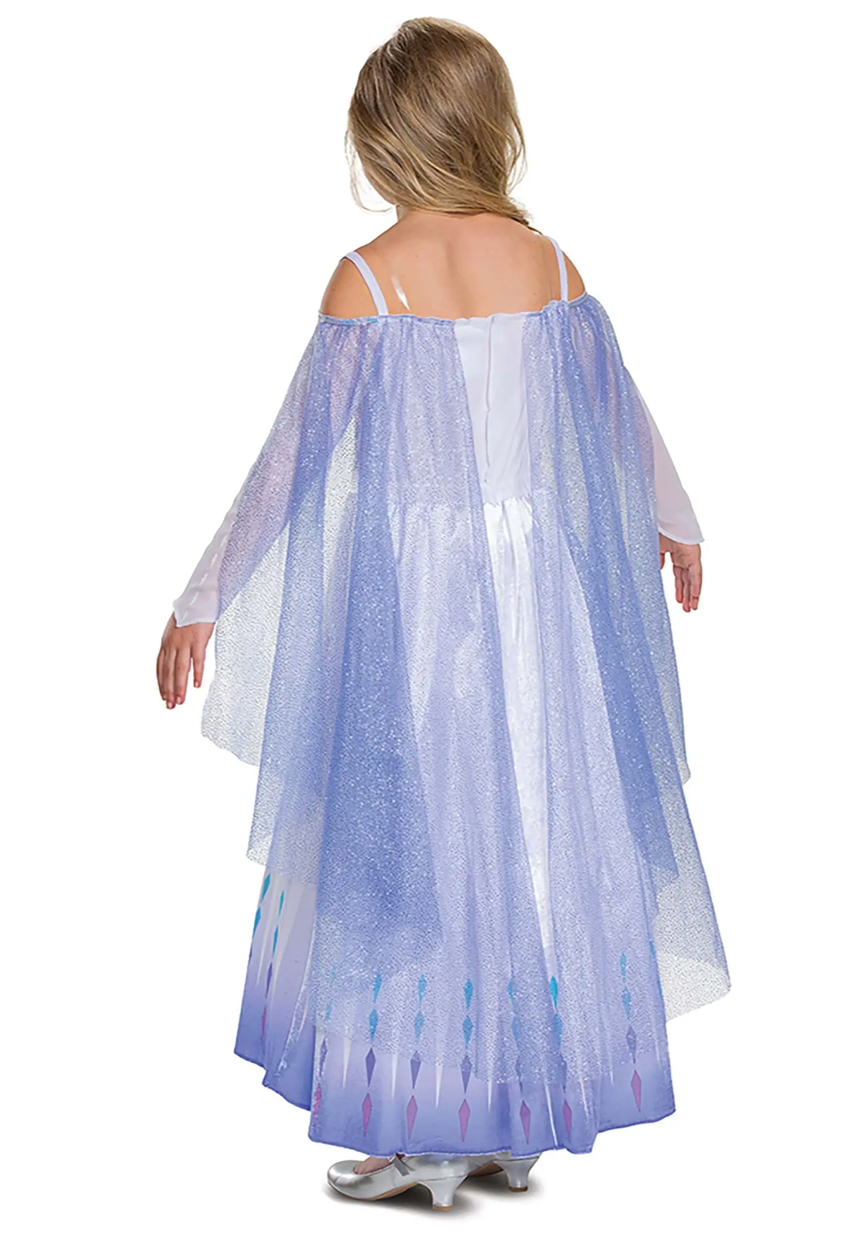 Disguise Deluxe Frozen Snow Queen Elsa Kids Costume 4 Disguise Deluxe Frozen Snow Queen Elsa Kids Costume - Image 2