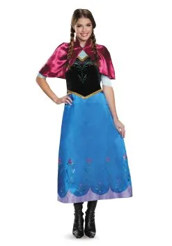 Video Game Costumes Shop -Video Game Costumes Shop frozen traveling anna deluxe costume alt 1