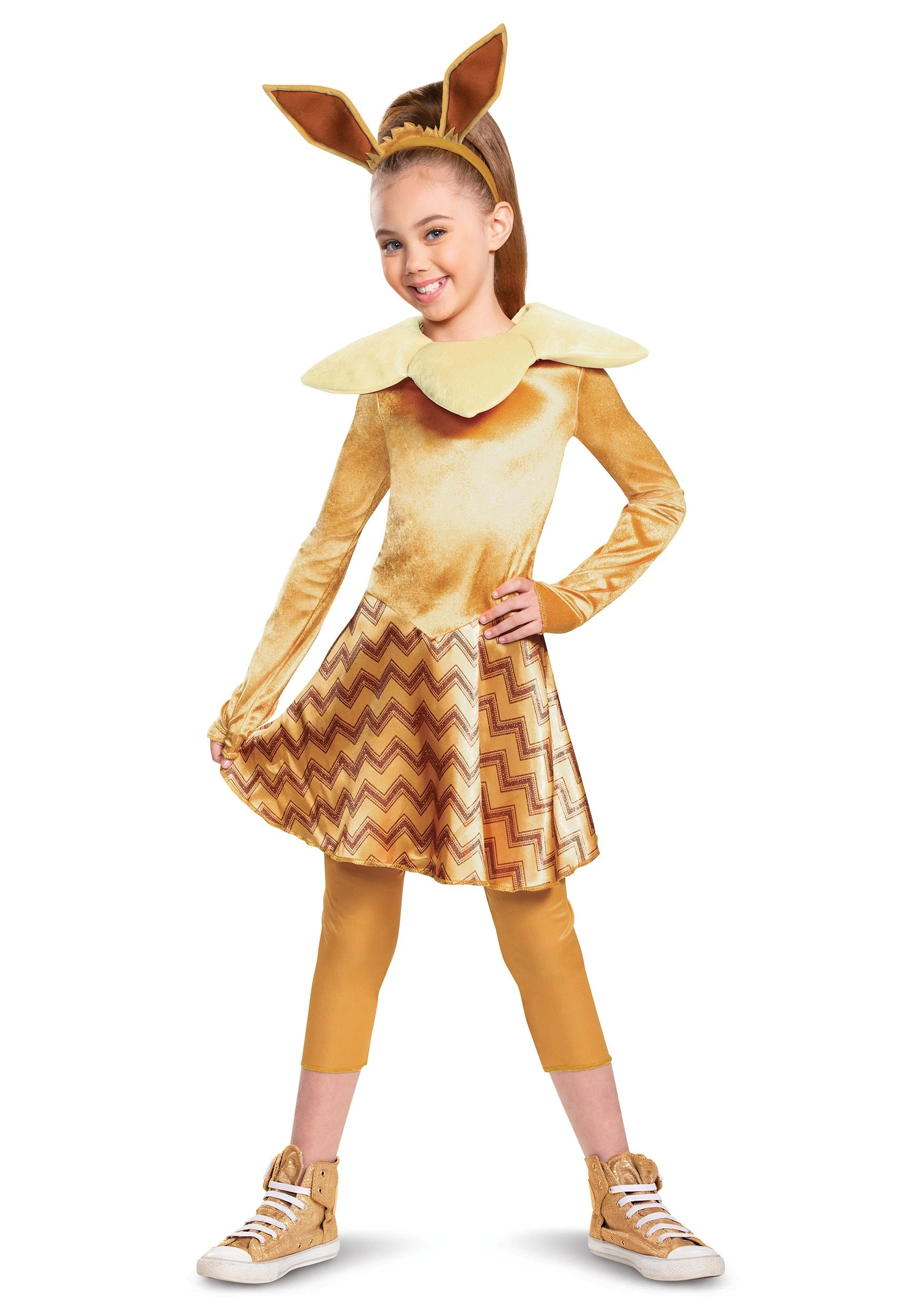 Disguise Pokémon Deluxe Eevee Costume For Girls 3 Disguise Pokémon Deluxe Eevee Costume For Girls