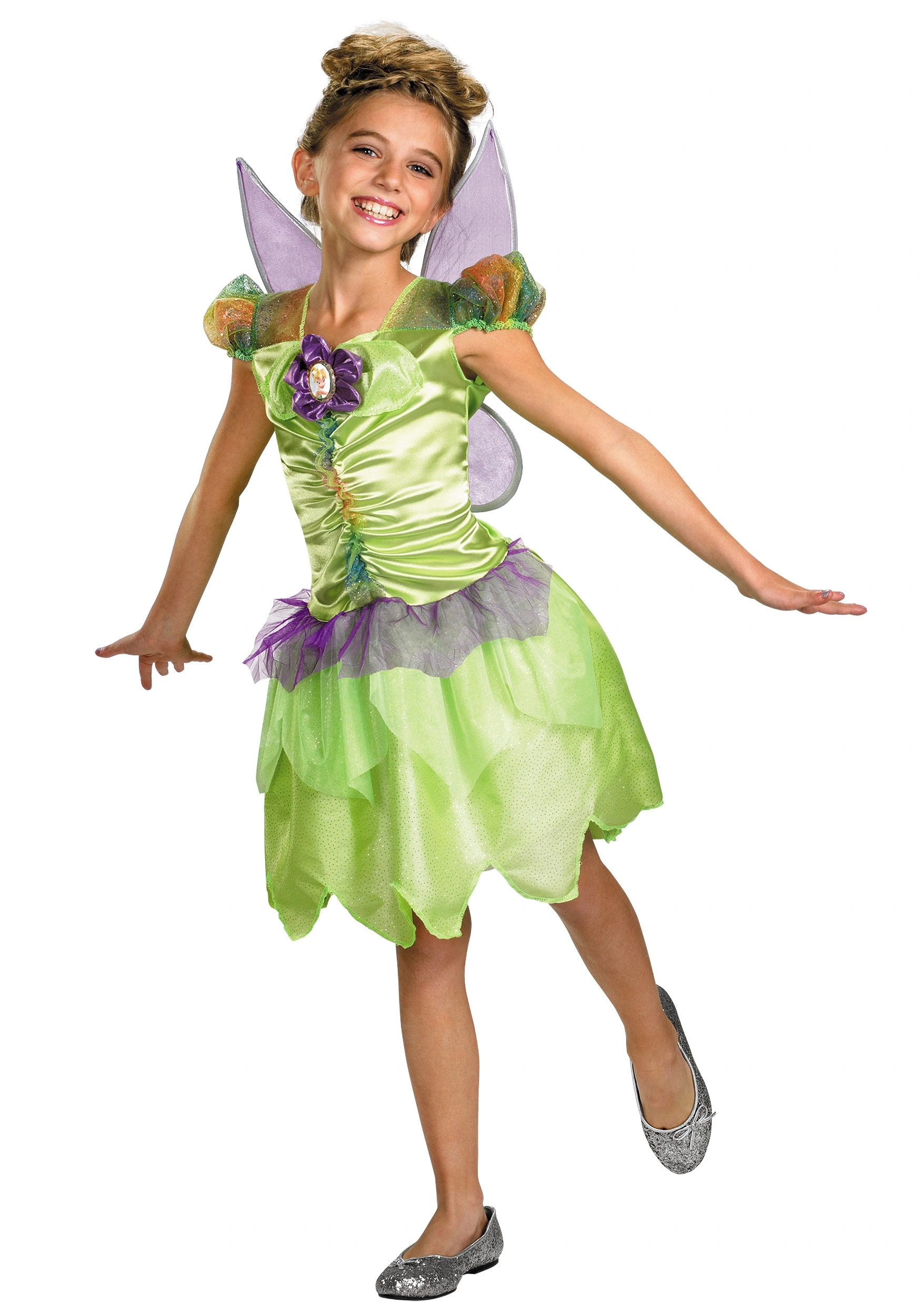 Disguise Girls Tinker Bell Rainbow Costume 3 Disguise Girls Tinker Bell Rainbow Costume