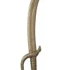 Woo Hing Golden Costume Pirate Cutlass Accessory -Video Game Costumes Shop golden pirate cutlass