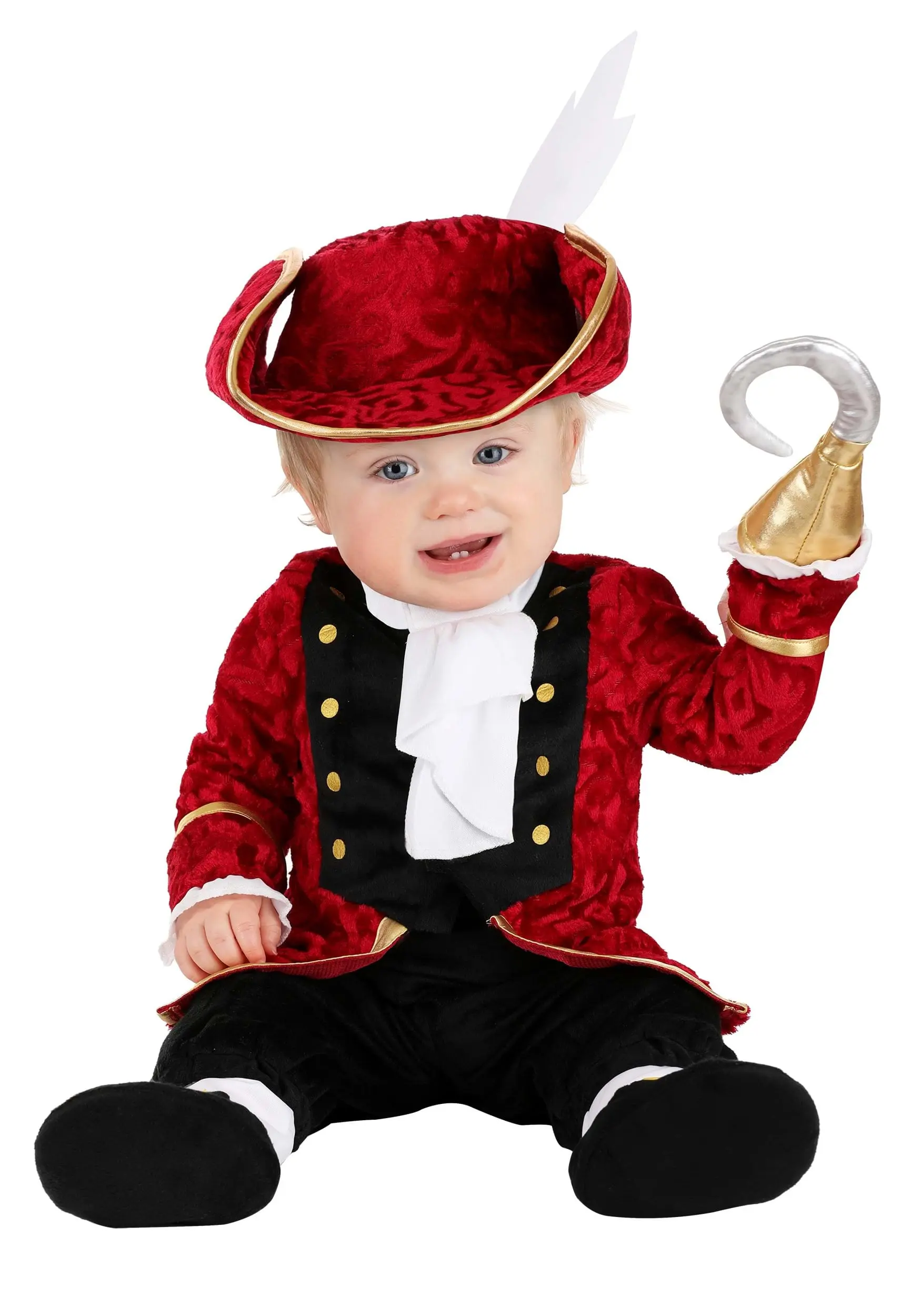 Fun Costumes Charming Captain Hook Costume For Infants 3 Fun Costumes Charming Captain Hook Costume For Infants