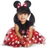 Disguise Red Minnie Mouse Deluxe Costume For Infants -Video Game Costumes Shop infant deluxe red minnie mouse costume