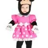 M&R TOY CO., LTD Disney Sweet Minnie Mouse Costume For Infants -Video Game Costumes Shop infant sweet minnie mouse costume