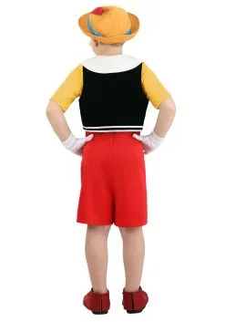 Fun Costumes Deluxe Disney Pinocchio Costume For Kids -Video Game Costumes Shop kids deluxe pinocchio costume alt 2