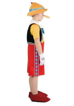Fun Costumes Deluxe Disney Pinocchio Costume For Kids -Video Game Costumes Shop kids deluxe pinocchio costume alt 4