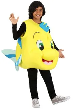 Fun Costumes Disney Flounder Costume For Kids -Video Game Costumes Shop kids flounder costume alt 7