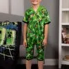 AME Sleepwear Minecraft Creeper Romper For Kids