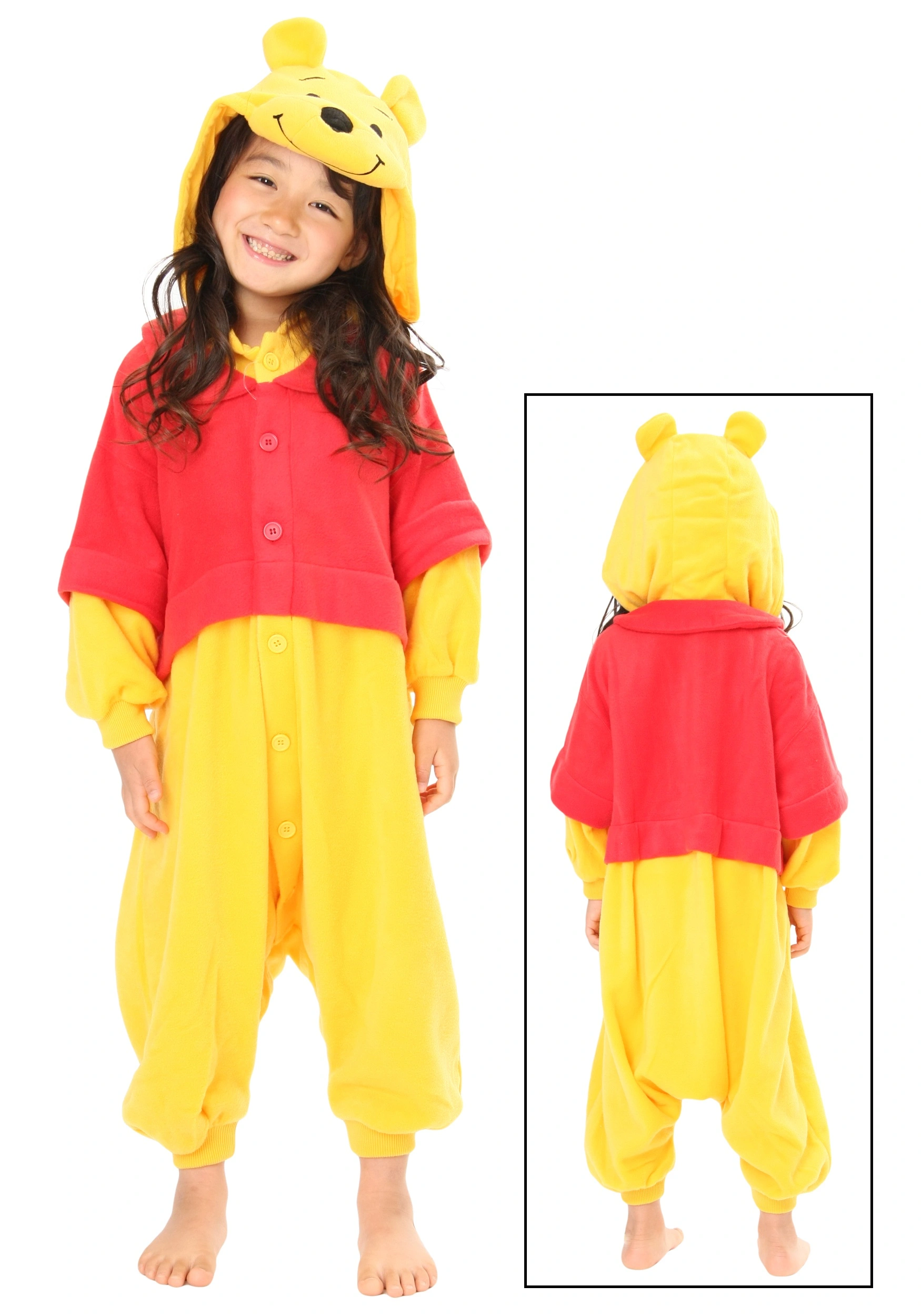 Sazac Kids Pooh Pajama Costume 3 Sazac Kids Pooh Pajama Costume