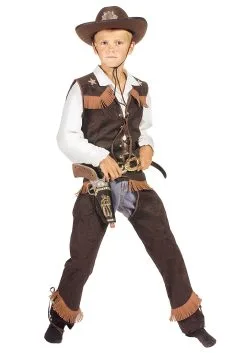 Funny Fashions Kids Rawhide Cowboy Costume