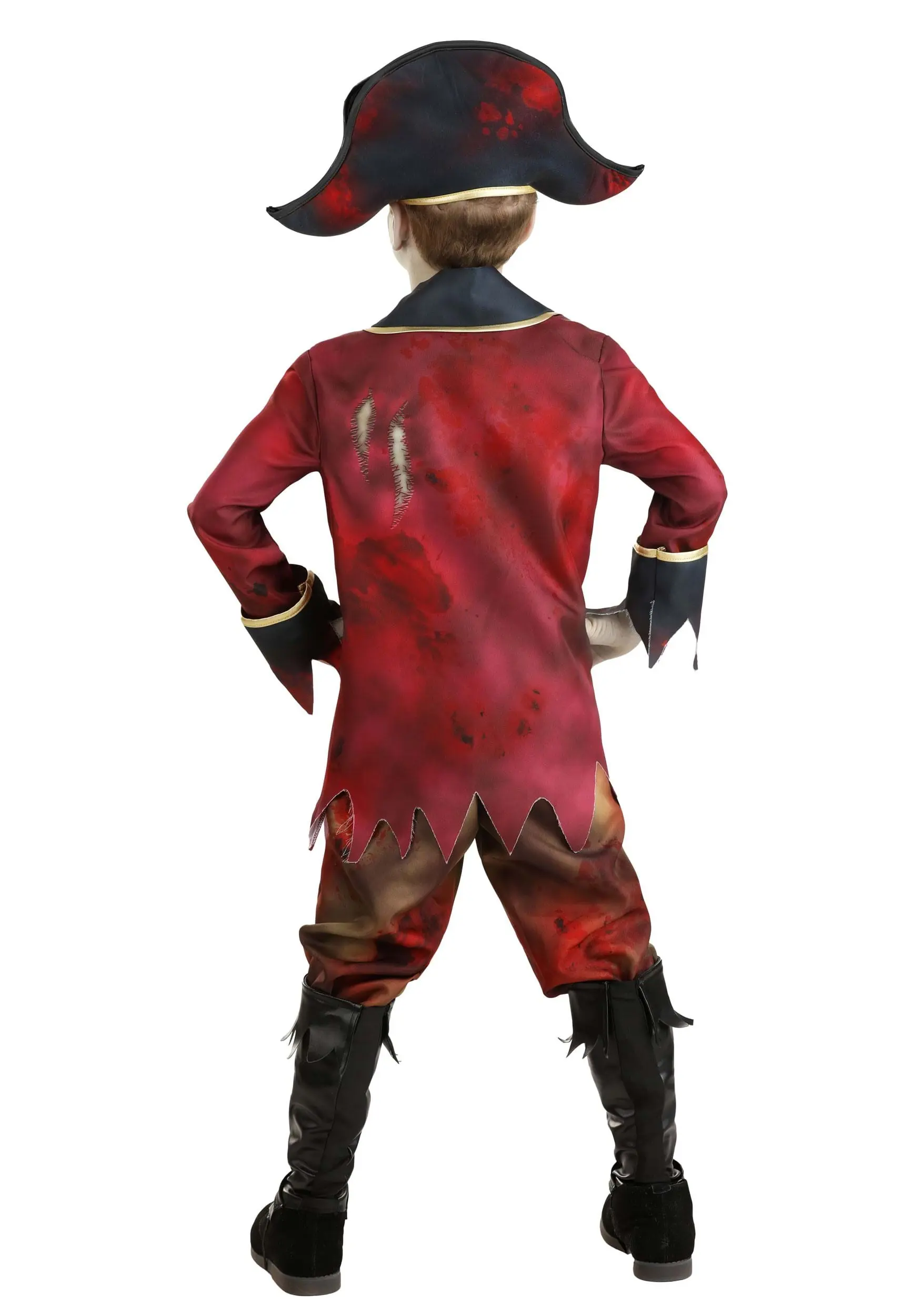 Fun Costumes Zombie Pirate Costume For Kids 4 Fun Costumes Zombie Pirate Costume For Kids - Image 2